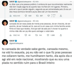 Fabio Porchat diz que mandou mensagem para Gkay após polêmica no ‘Melhores do Ano’