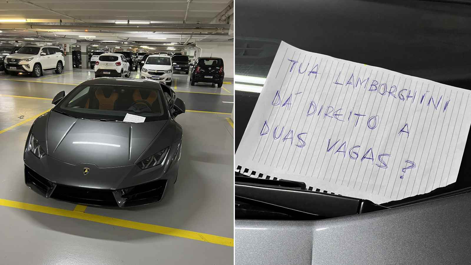 Lamborghini estacionada em duas vagas viraliza e dono responde: “Imaginei  que não iria incomodar” - ISTOÉ Independente