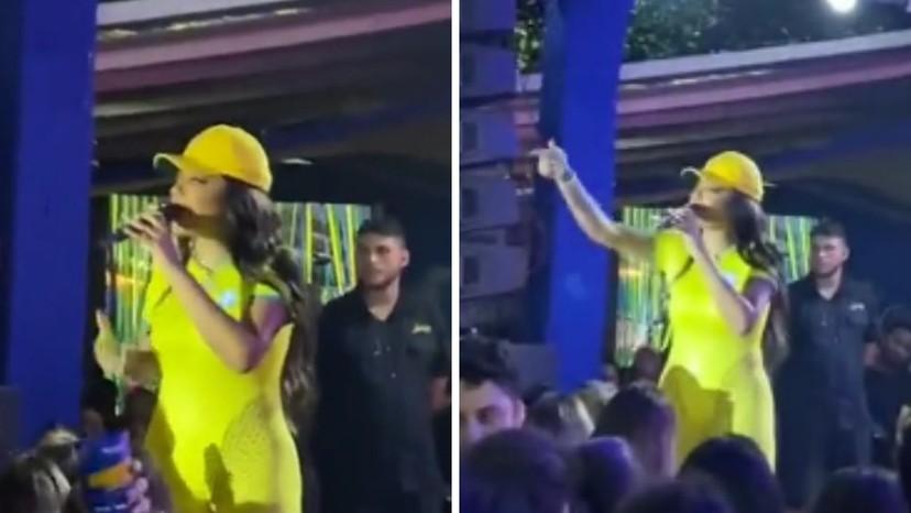 Vídeo: Ludmilla é agredida no palco e reage: 'Na sua mãe'