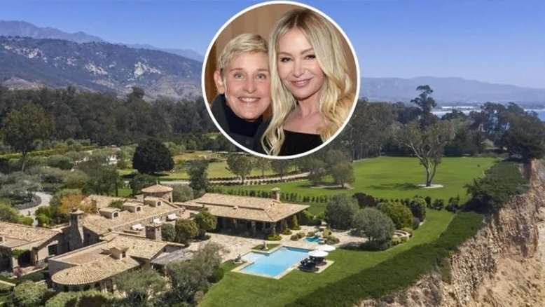 Ellen DeGeneres e Portia de Rossi batem recorde e compram mansão por R$ 370 milhões
