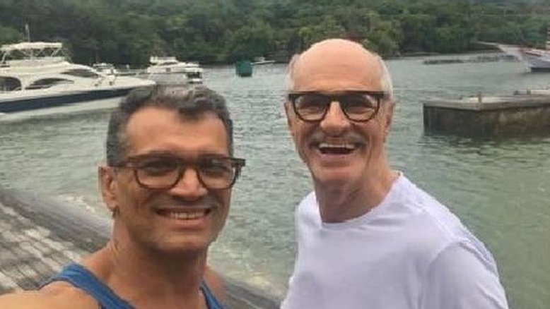 Antes de assumir namoro com técnico de enfermagem, Marcos Caruso já foi casado com atriz famosa e é pai de dois filhos