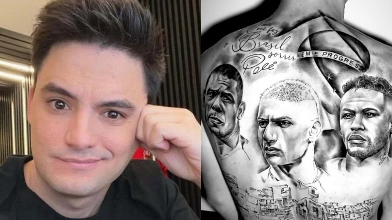 Felipe Neto critica método utilizado na tatuagem de Richarlison
