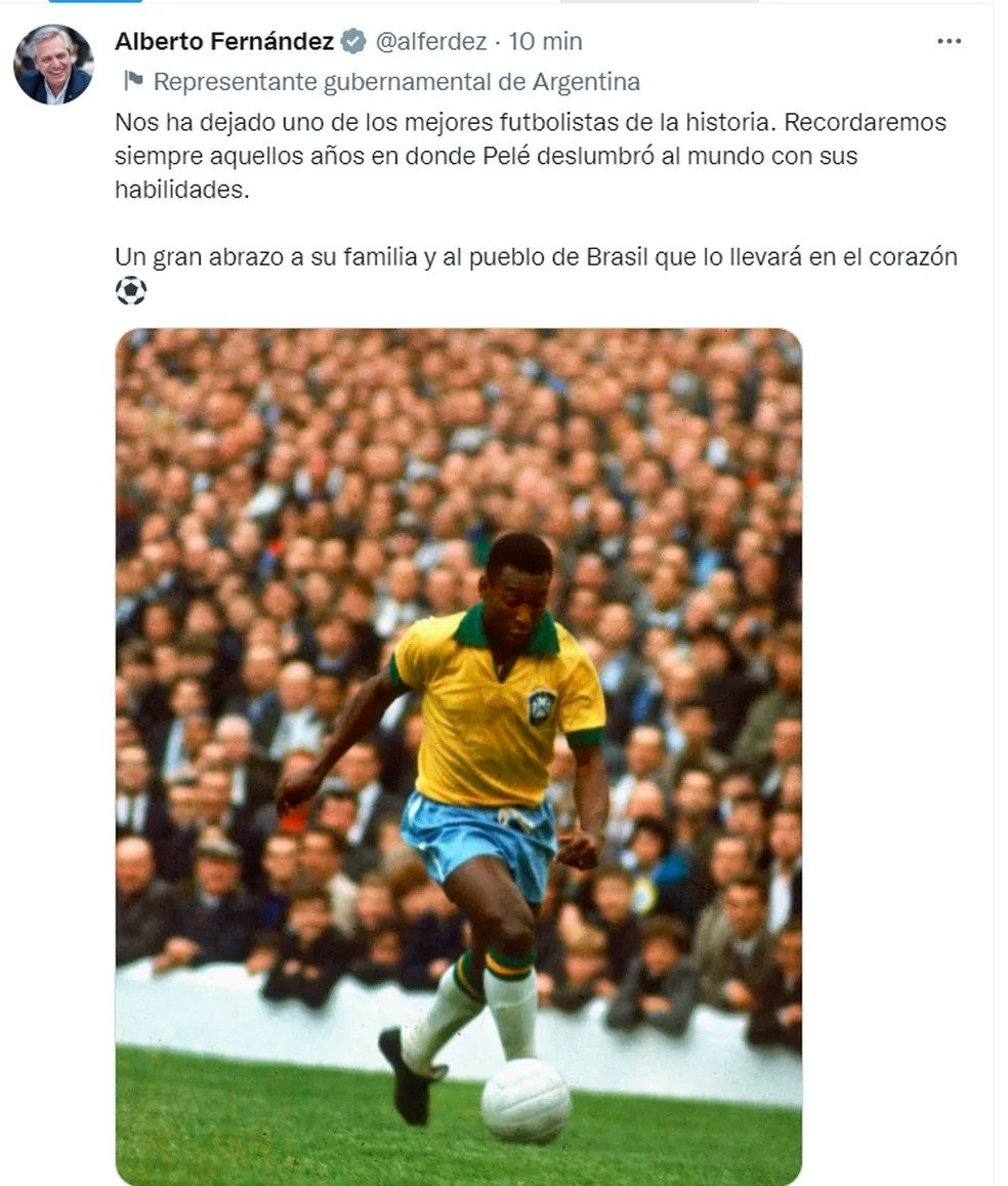 Obama e Macron estão entre os líderes mundiais que lamentaram morte de Pelé; veja a lista