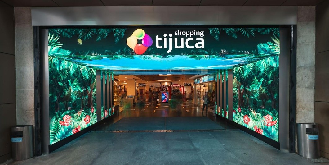 Helloo inaugura primeiro projeto icônico de LED em Shoppings Center