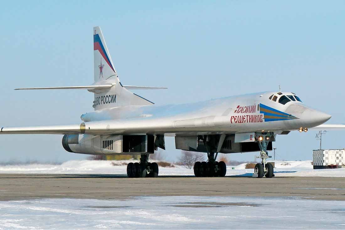 VÍDEO: Maior aeronave supersônica do mundo, Borbardeiro estratégico Tu-160M faz seu primeiro voo 6 Tu-160. Foto: Wikipedia