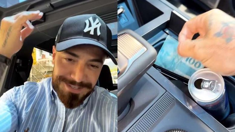 Felipe Tito doa R$ 300 na rua: 'Solidariedade'