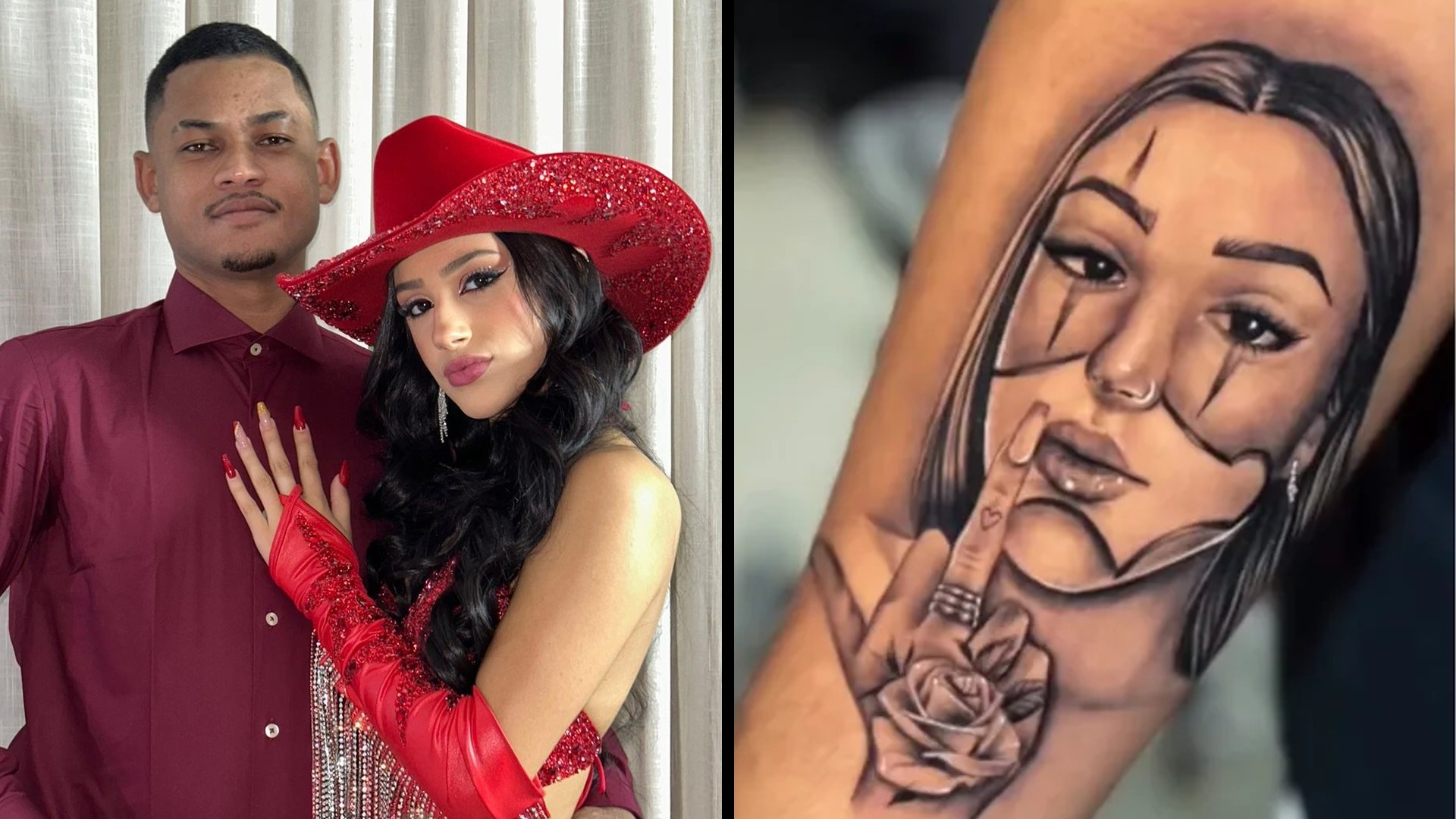 Marido de Bia Miranda faz tatuagem da amada e gera polêmica na internet