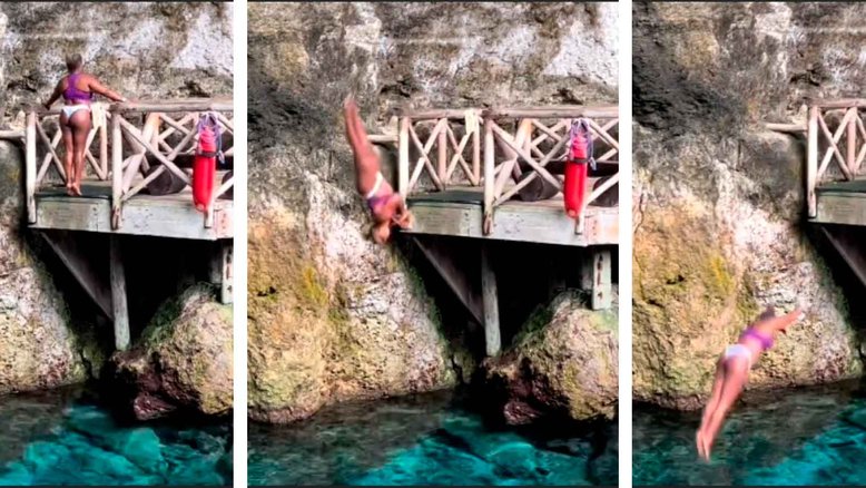 VÍDEO: Daiane dos Santos dá salto mortal duplo durante férias em Punta Cana