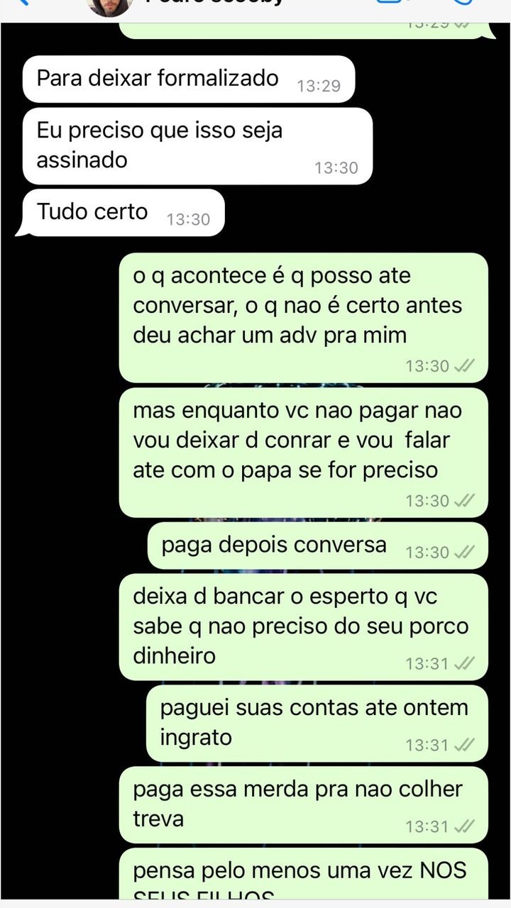 Luana Piovani expõe mensagens com Pedro Scooby: ‘Todo mundo vai saber quem você é’