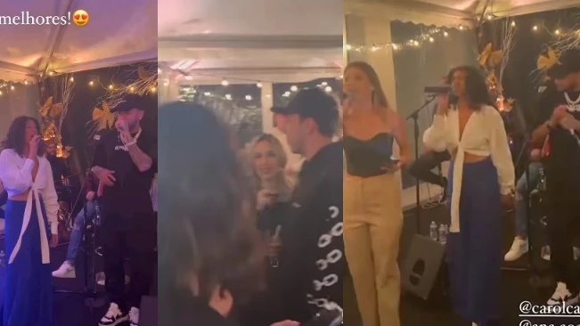 EXCLUSIVO: Ausente do velório do Pelé, Neymar curte samba com amigos em Paris