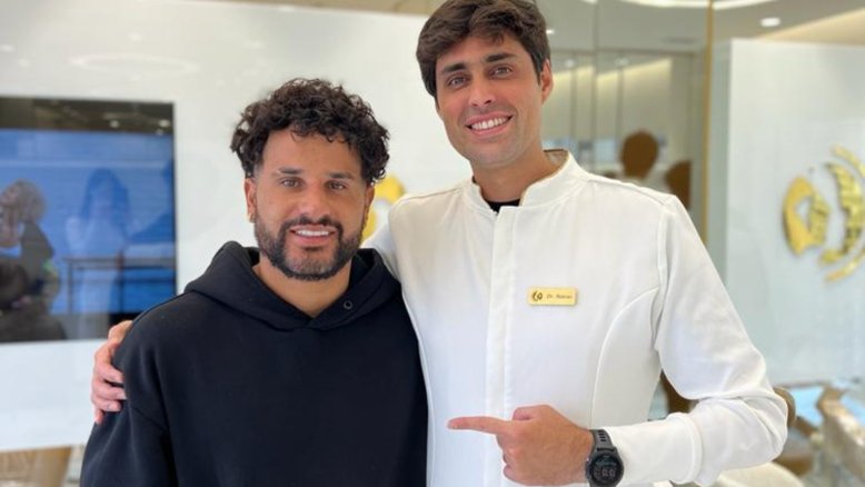 Ítalo Ferreira faz harmonização facial com Dr. Mateus Cabral Duarte e mostra resultados na internet
