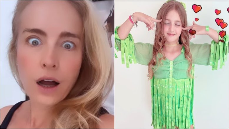 Angelica e Eva Huck. Reprodução/Instagram