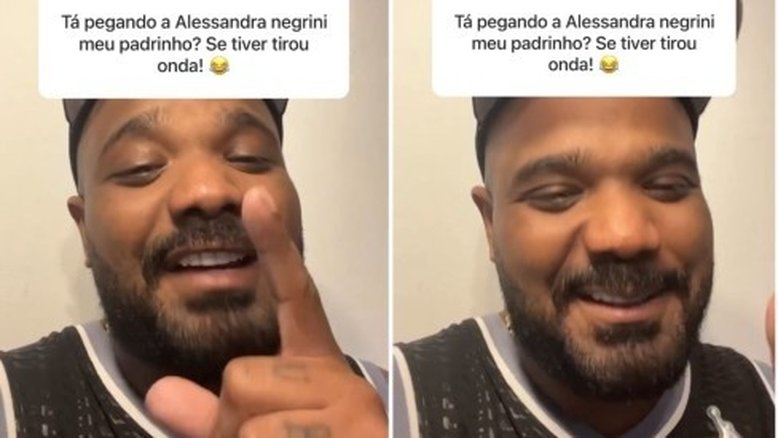 'Tirou onda': Arlindinho responde seguidor sobre romance com Alessandra Negrini