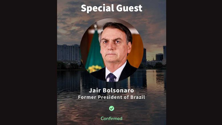 Palestra de Bolsonaro em Orlando