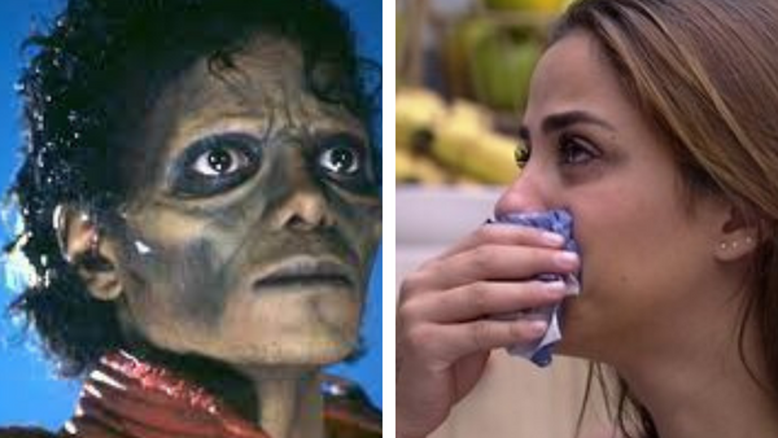 BBB23: Key se desespera ao ver Michael Jackson no espelho