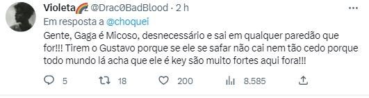 BBB23: Gustavo insinua que Globo manipulou Big Fone e é acusado de mentir; veja reações