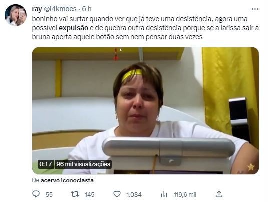 BBB23: Tapa dado por Larissa em Fred repercute nas redes sociais: ‘Expulsão’; confira vídeo
