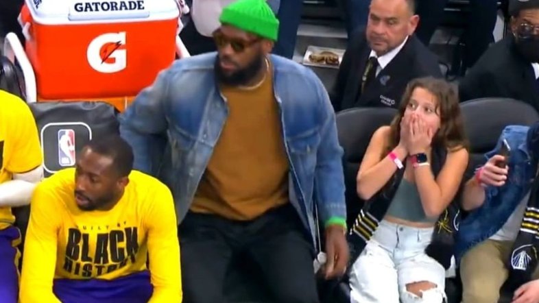 NBA: Reação de menina ao ver Lebron James viraliza ; veja o vídeo