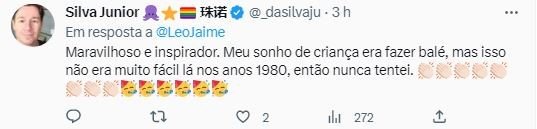 Leo Jaime publica vídeo praticando ballet e faz sucesso nas redes sociais