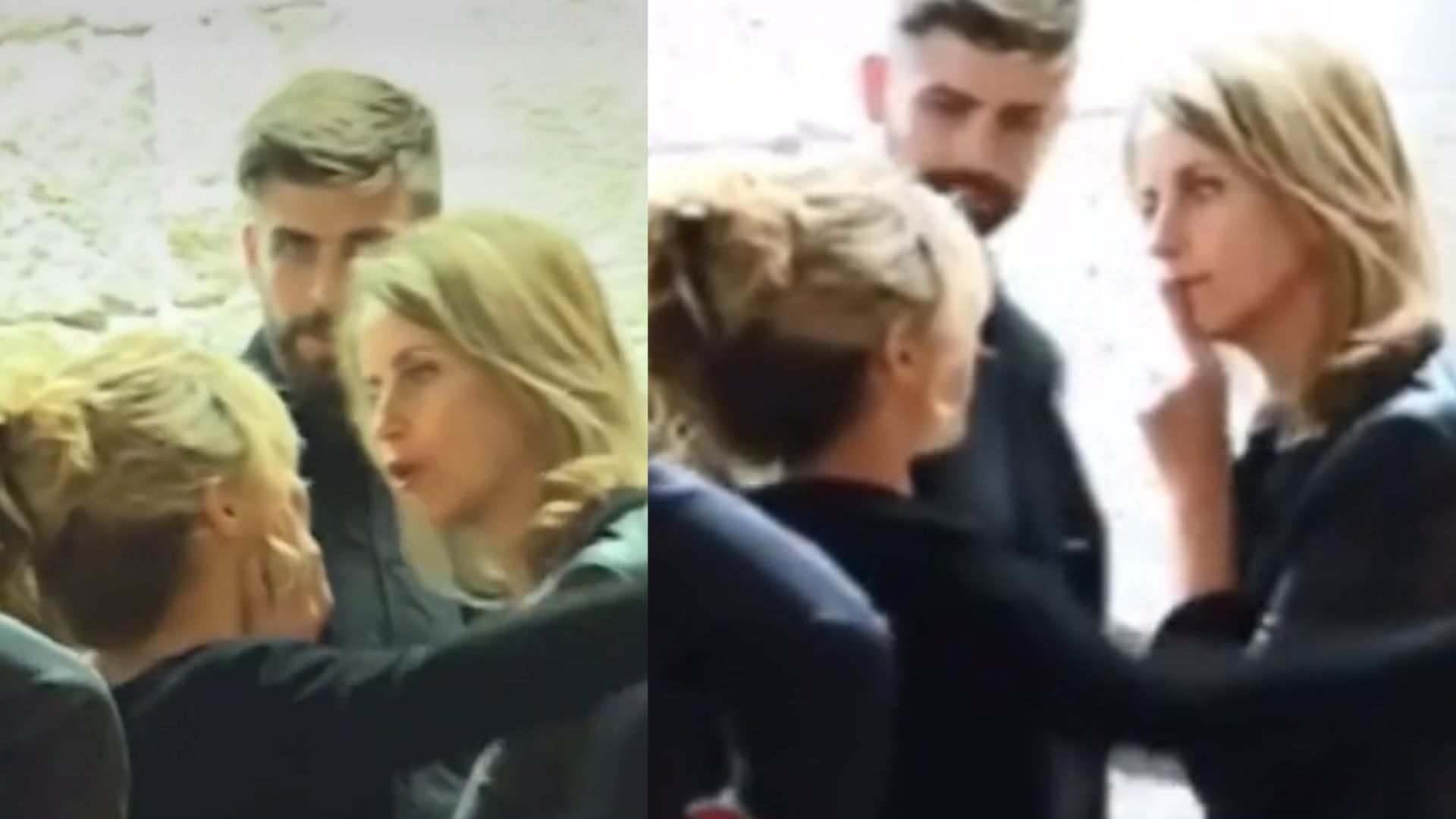 Vídeo mostra mãe de Piqué apertando rosto de Shakira; veja