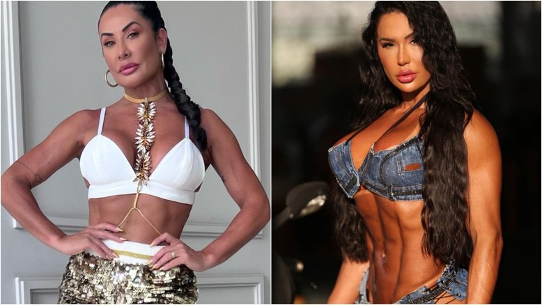 Scheila Carvalho exibe corpão sarado e fãs reagem: 'A cara da Gracyanne'