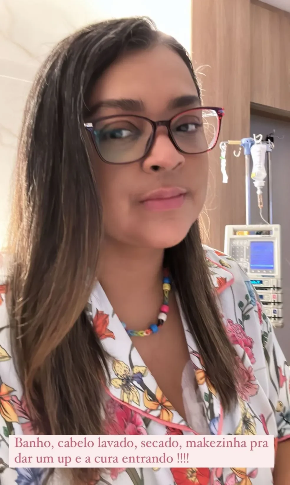 Preta Gil compartilha nova foto do tratamento de câncer: ‘Cura entrando’