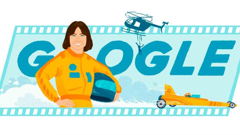 Google homenageia Kitty O'Neil, a mulher mais rápida do mundo