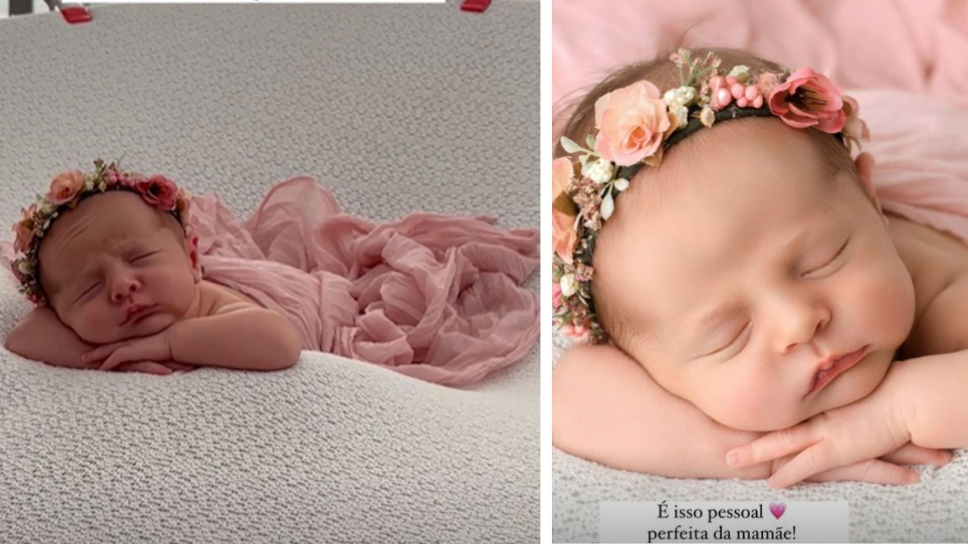 Esposa de Kaká, Carol Dias compartilha ensaio newborn de filha caçula: 'Perfeita' 4 Esposa de Kaká, Carol Dias compartilha ensaio newborn de filha caçula: 'Perfeita'
