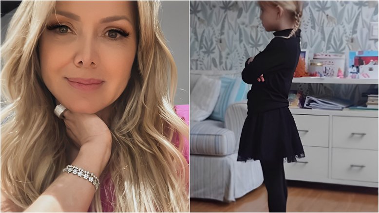 Filha de Eliana se transforma em Wandinha Addams: ‘Fantasia na escola’; Veja vídeo