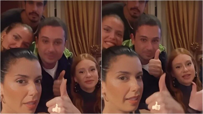 Marina Ruy Barbosa e Enzo Celulari reagem aos boatos de romance: ‘Amigos’