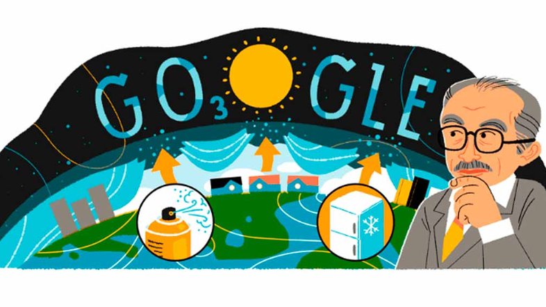 Doodle celebra o 80º Aniversário de Mario Molina