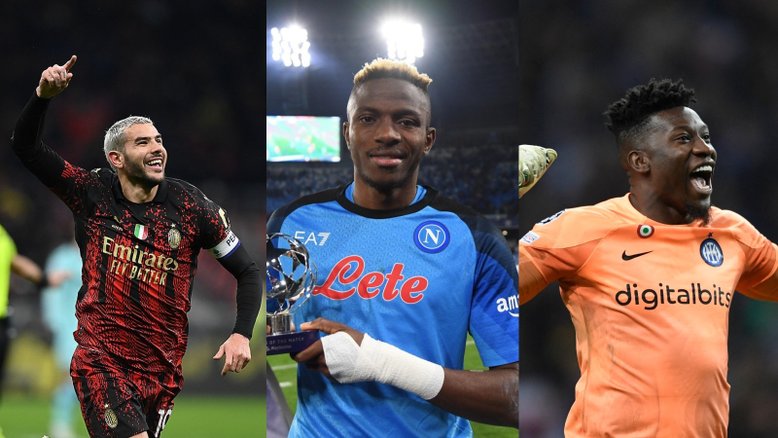 Reprodução/Twitter @acmilan e sscnapoli e MIGUEL RIOPA / AFP