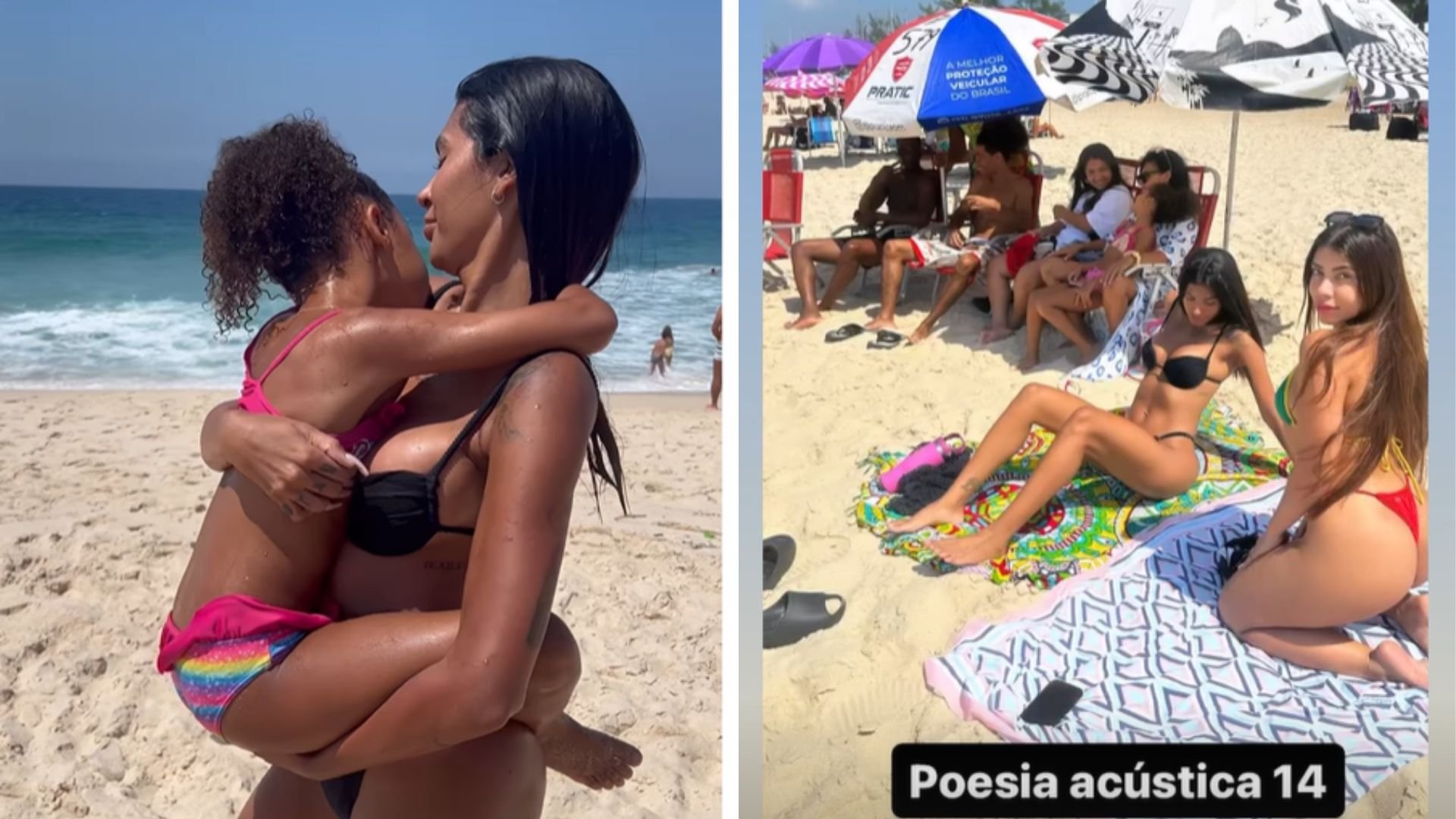 Pocah curte dia na praia e clique de perfil impressiona 4 Pocah curte dia na praia e clique de perfil impressiona