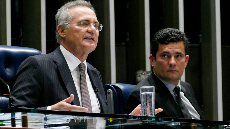 Sergio Moro discute com Renan Calheiros após CNJ afastar Marcelo Bretas