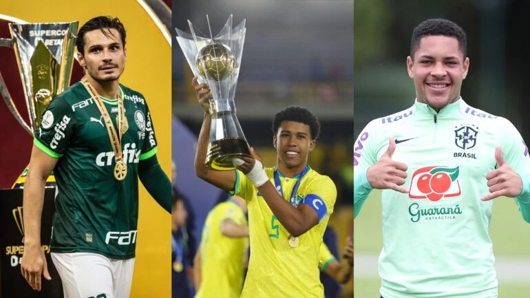 Reprodução/Twitter @raphaelveiga23 e Rafael Ribeiro/CBF