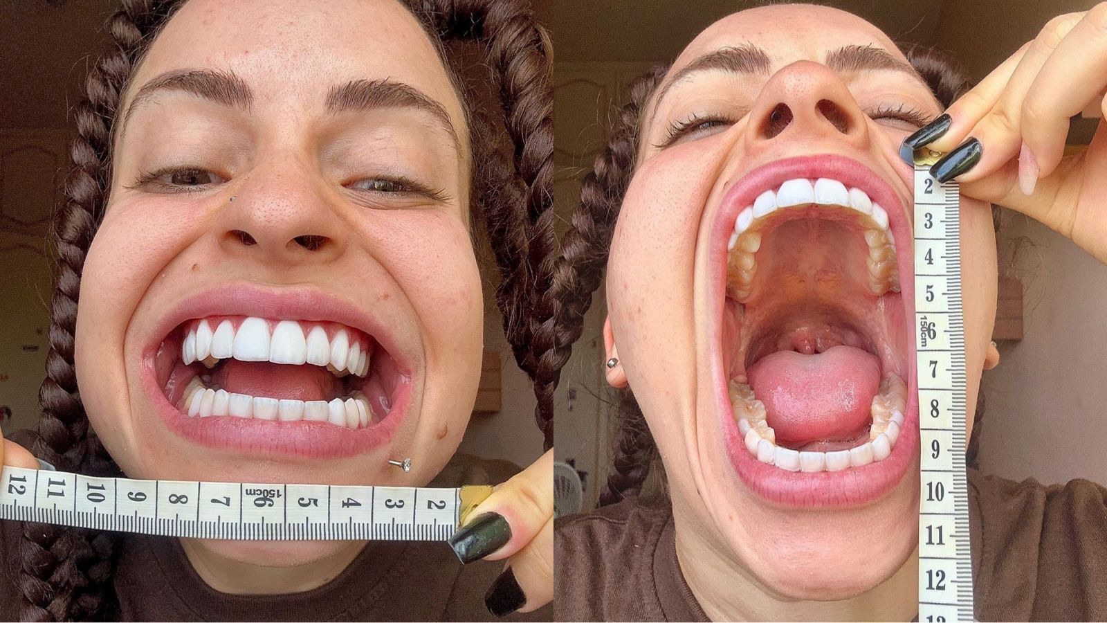 Brasileira quer bater o recorde de maior boca feminina do mundo; confira