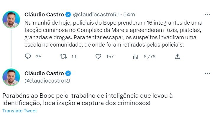 Vídeo: Escola é invadida por bandidos durante fuga no RJ