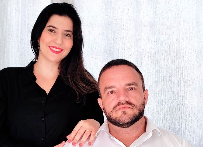 Alana Fernandes e Carlos Bitencourt