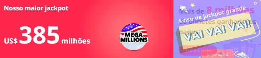 Mega Millions dos EUA salta para R$ 1,95 bilhão e dá para jogar daqui do Brasil (4.04)