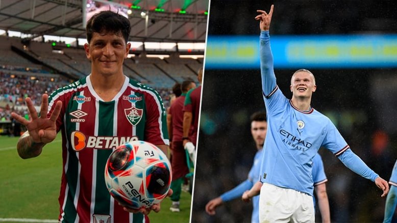 Internautas comparam Haaland com Cano após partida do norueguês na Champions League