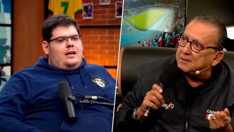 Galvão Bueno revela ter recusado convite de Casimiro para trabalhar na Cazé TV
