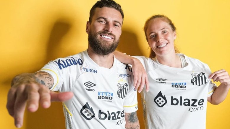 Santos possui o 6º maior patrocínio master entre todos clubes da Série A