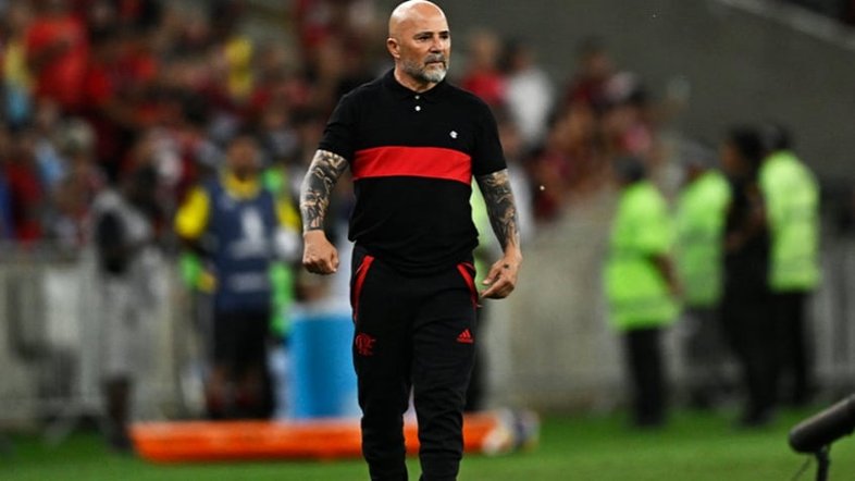 Sampaoli elogia desempenho do Flamengo, mas vê espaço para melhora: 'Com o tempo'