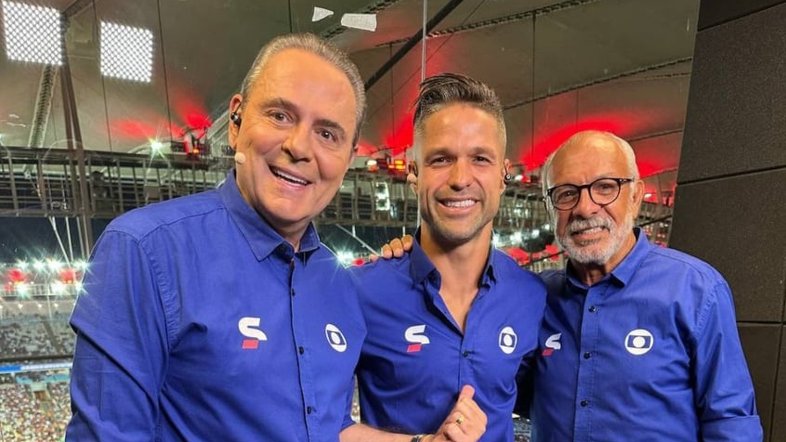 Com Luís Roberto, jogo do Flamengo na TV Globo supera números do SBT na Libertadores 2022