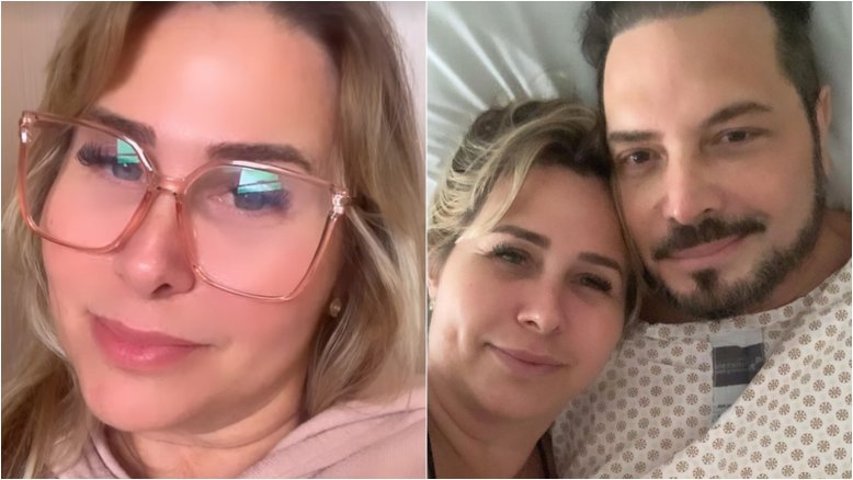 Andréa Sorvetão revela que Conrado segue internado por complicações após cirurgia