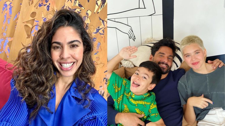 No Instagram, Bela Gil publica foto de família e se declara para o ex-marido