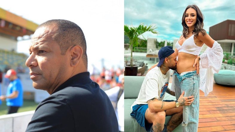 'Bora trabalhar mais', diz pai de Neymar após anúncio de gravidez de Bruna Biancardi