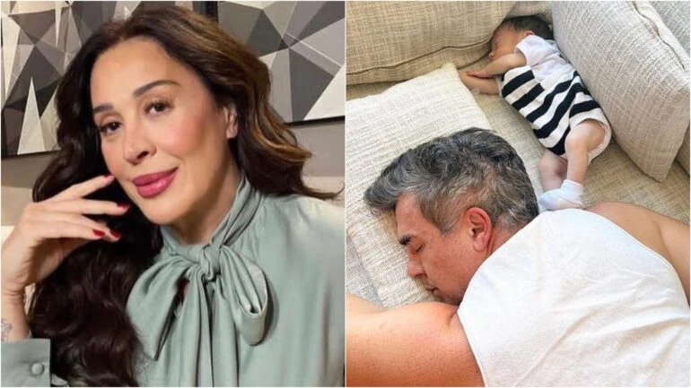 Claudia Raia registra momento foto do marido com o filho e fãs reagem: ’Muito igual ao pai’