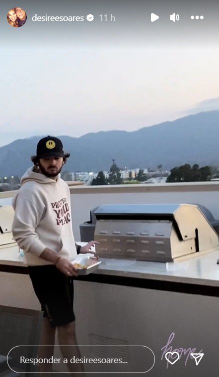 Esposa de Galvão Bueno mostra detalhes do apartamento de luxo do filho em Los Angeles
