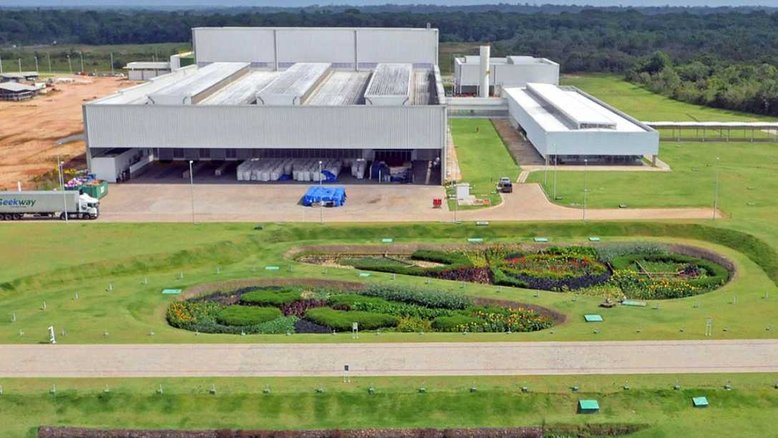 Jardins filtrantes implantados pela Natura em Benevides (PA)